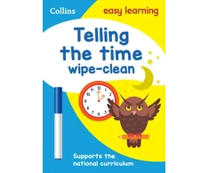 KNYGA Easy Telling the Time Wipe Clean Activity Book