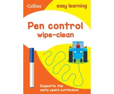 KNYGA Collins Easy Learning Pen Control Age 3-5 Wipe Clean Activity Book: Ideal for Home Learning