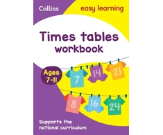 KNYGA Collins Easy Learning Times Tables Workbook Ages 7-11