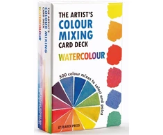 KNYGA Collins Julie Artist's Colour Mixing Card Deck - Watercolour, 500 Colour Mixes to Select and Paint