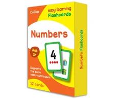 KNYGA Collins Uk Numbers Flashcards