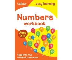 KNYGA Collins Uk Numbers Workbook Ages 3-5, Prepare for Preschool with Easy Home Learning