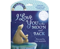 KNYGA Craven Villetta I LOVE YOU TO THE MOON &amp; BACK CLOTH BOOK