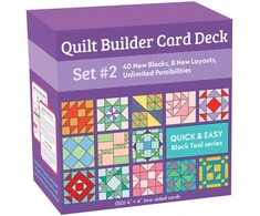 KNYGA Ct Publishing Quilt Builder Card Deck Set #2: 40 New Blocks, 8 New Layouts, Unlimited Possibilities