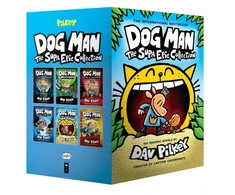 KNYGA Dav Pilkey Dog Man 1-6: The Supa Epic Collection: From the Creator of Captain Underpants