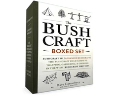 KNYGA Dave Canterbury Bushcraft Boxed Set, Bushcraft 101; Advanced Bushcraft; The Bushcraft Field Guide to Trapping, Gathering, &amp; Cooking in the Wild; Bushcraft First Aid