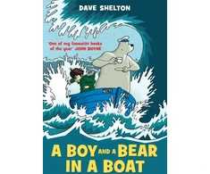 KNYGA Dave Shelton Boy and a Bear in a Boat