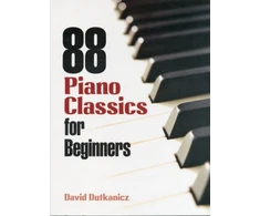 KNYGA David Dutkanicz 88 Piano Classics for Beginners