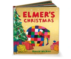 KNYGA David Mckee Mckee David Elmer's Christmas: Gift board book edition and the perfect Christmas stocking filler for children