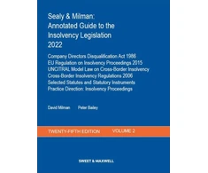 KNYGA David Milman Sealy &amp; Milman: Annotated Guide to the Insolvency Legislation 2022