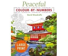 KNYGA David Woodroffe Large Print Peaceful Colour-by-Numbers