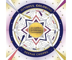 KNYGA Deepak Chopra Mindful Coloring, 45 Mantras to Color and Contemplate: A Mindfulness Coloring Book