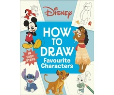 KNYGA Dk Publishing Disney How to Draw Favourite Characters
