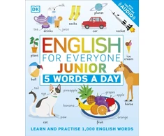 KNYGA Dk Publishing DK English for Everyone Junior 5 Words a Day: Learn and Practise 1,000 English Words