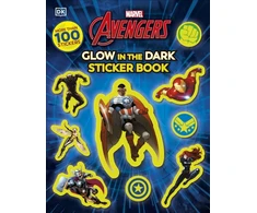 KNYGA Dk Publishing Marvel Avengers Glow in the Dark Sticker Book