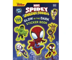KNYGA Dk Publishing Marvel Spidey and His Amazing Friends Glow in the Dark Sticker Book, With More Than 100 Stickers