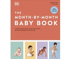 KNYGA Dk Publishing Month-by-Month Baby Book, In-depth, Monthly Advice on Your Baby’s Growth, Care, and Development in the First Year