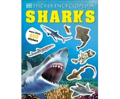 KNYGA Dk Publishing Sticker Encyclopedia Sharks, More Than 600 Stickers