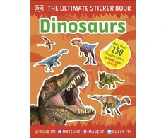 KNYGA Dk Publishing Ultimate Sticker Book Dinosaurs