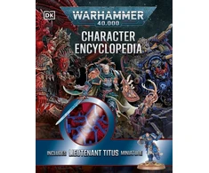 KNYGA DK Warhammer 40,000 Character Encyclopedia, Includes Lieutenant Titus Miniature