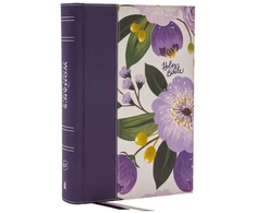 KNYGA Dorothy Kelley Patterson KJV, The Woman's Study Bible, Violetinė Floral Cloth over Board, Raudona Letter, Full-Color Edition, Comfort Print