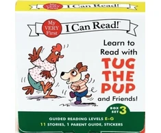 KNYGA Dr. Julie M. Wood Learn to Read with Tug the Pup and Friends! Box Set 3