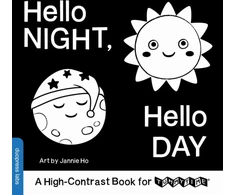 KNYGA Duopress Labs Hello Night, Hello Day, A High-Contrast Book for TummyTime