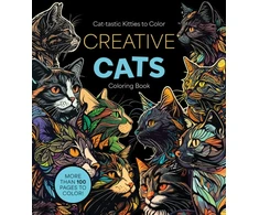 KNYGA Editors of Chartwell Books Creative Cats Coloring Book