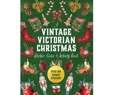 KNYGA Editors of Chartwell Books Vintage Victorian Christmas Sticker, Color &amp; Activity Book, Over 500 Unique Stickers