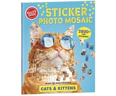 KNYGA Editors Of Klutz Sticker Photo Mosaics: Cats &amp; Kittens (Klutz)