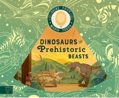 KNYGA Emily Hawkins Dinosaurs and Prehistoric Beasts, Includes Magic Torch Which Illuminates More Than 50 Dinosaurs and Prehistoric Beasts