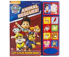 KNYGA Emily Skwish Nickelodeon PAW Patrol: Animal Rescues! Lift-a-Flap Sound Book