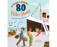 KNYGA Emma Trithart Rae Nate Around the World in 80 Picture Puzzles: Exciting Activities, Fun Facts, and More!