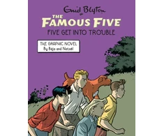 KNYGA Enid Blyton Famous Five Graphic Novel: Five Get Into Trouble, Book 5