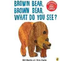 KNYGA Carle Eric Brown Bear, Brown Bear, What Do You See?: With Audio Read by Eric Carle
