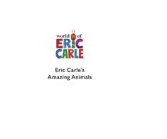 KNYGA Eric Carle's Book of Amazing Animals