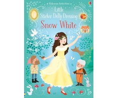 KNYGA Fiona Watt Little Sticker Dolly Dressing Snow Baltas