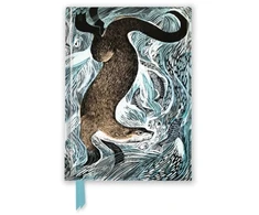 KNYGA Flame Tree Studio Angela Harding: Fishing Otter (Foiled Pocket Journal)