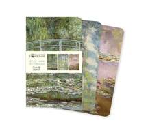 KNYGA Flame Tree Studio Claude Monet Set of 3 Mini Notebooks