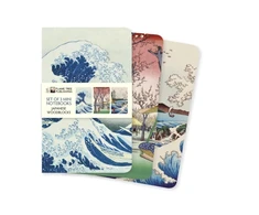 KNYGA Flame Tree Studio Japanese Woodblocks Set of 3 Mini Notebooks