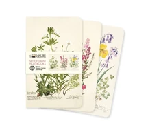 KNYGA Flame Tree Studio Royal Botanic Garden Edinburgh Set of 3 Mini Notebooks