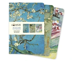 KNYGA Flame Tree Studio Vincent van Gogh: Blossom Set of 3 Midi Notebooks