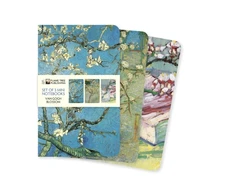 KNYGA Flame Tree Studio Vincent van Gogh: Blossom Set of 3 Mini Notebooks