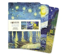 KNYGA Flame Tree Studio Vincent van Gogh Set of 3 Midi Notebooks