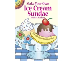 KNYGA Fran Newman Damico Make Your Own Ice Kreminis Sundae with 54 Stickers