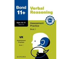 KNYGA Frances Down Bond 11+ Verbal Reasoning Assessment Practice 10-11+ Years Book 1 (for GL Assessment &amp; other 11 plus exams)