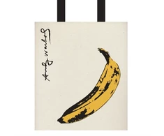 KNYGA Galison Andy Warhol Banana Tote Bag