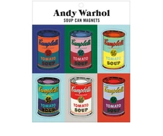 KNYGA Galison Andy Warhol Soup Can Magnets