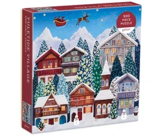 Dėlionė Galison Claire Wint Yuletide Village 500 Piece Puzzle