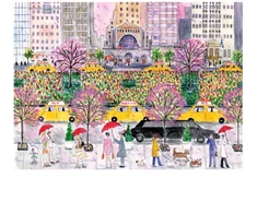 Dėlionė Galison Michael Storrings Spring on Park Avenue 1000 Piece Puzzle